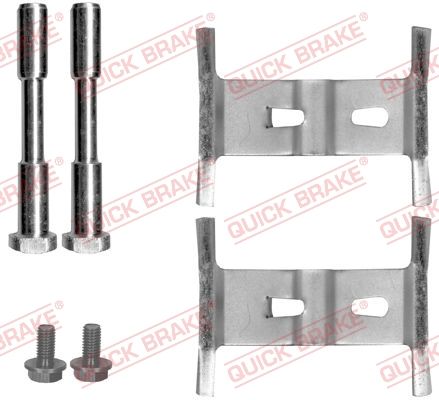 QUICK BRAKE Piederumu komplekts, Disku bremžu uzlikas 109-1658